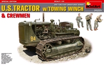 [ MINIART35225 ] US Tractor w/Towing Winch&Crew 1/35 
