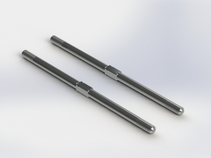 [ AR340101 ]Arrma -  Steel Turnbuckle 5x115mm - 2 pcs - Nero