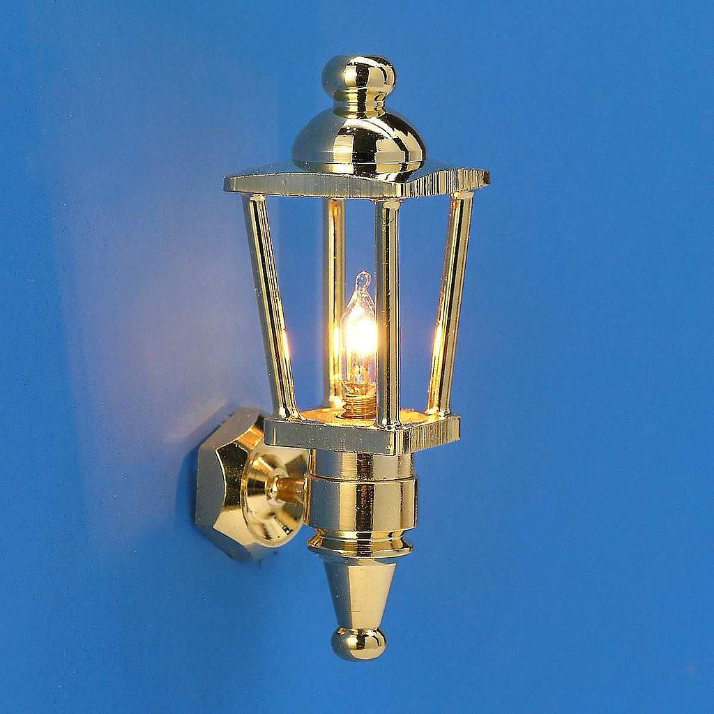 [ MM25580 ] Mini Mundus Buitenlamp messing kapje