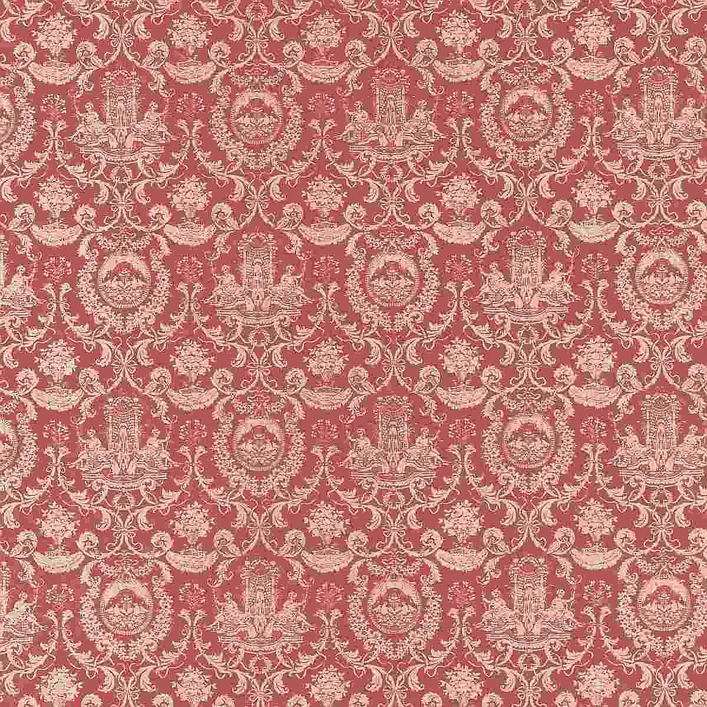 [ MM41180 ] Mini mundus Behangpapier fonteinmotief (49,5x30cm)