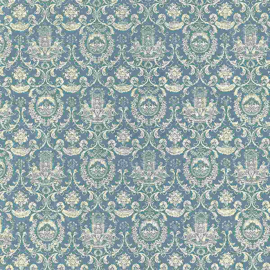 [ MM41181 ] Mini Mundus Behangpapier fonteinmotief (49,5x30cm)