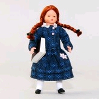 [ MM45020 ] Girl with blue-checked dress