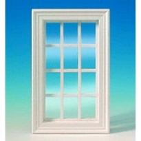 [ MM50271 ] 12-delige venster met glas wit gekleurd