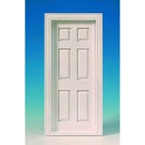 [ MM60071 ] 6-panel door, white finished