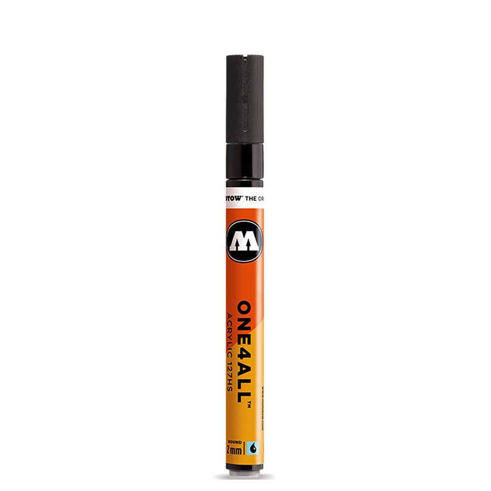 [ MOL127180 ] One4All 127HS 2 mm Signal Black verfstift