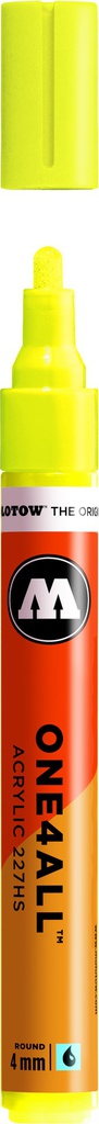 [ MOL227220 ] Molotow One4All 227HS 4 mm Neon Yellow paint marker