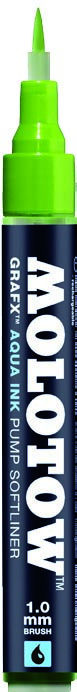 [ MOL727016 ] Grafx Aqua 1 mm Brush-Tip Yellow