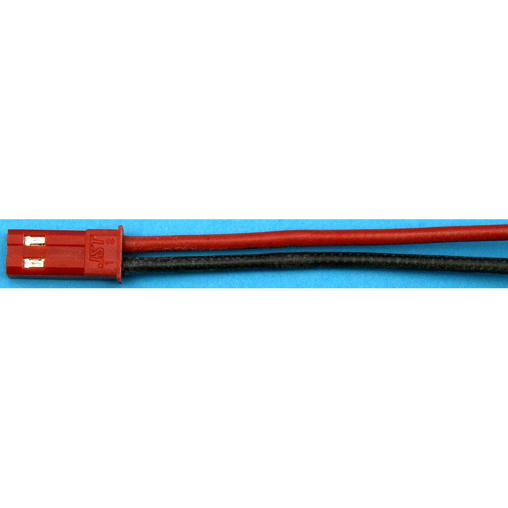 [ MU56517 ] akkukabel 0.5 mm² met JST/ BEC stekker 30cm (kant akku)