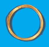 [ M2588 ] Mantua brass wire hard   0,30x5000mm