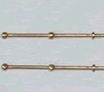 [ M31790 ] Mantua relingpaaltjes 2 gaatjes 2x15 mm 10st