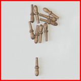 [ M32700 ] Mantua Mantua belaying pin  walnut mm 12 10pcs