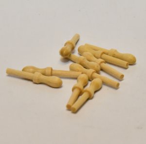 [ M32704 ] Mantua korvijnagels ramin 12mm   10st