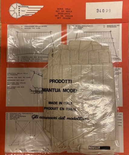 [ M34009 ] Mantua gestikte zeilen  Baleniera Olandese