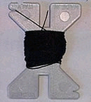 [ M34300 ] Mantua  fil de gréement noir / cordage fonce (noir) 0,75mm  -  10m