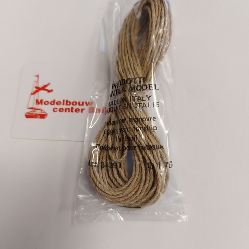 [ M34391 ] Mantua clear rope  mm 1,75 - m 10
