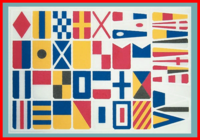 [ M37455 ] Mantua seinvlaggen klein 55x80