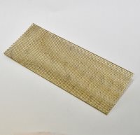 [ M37487 ] Mantua messing gaatjespaneel 35x100mm  1st
