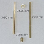 [ M40201 ] Mantua grue de canot de sauvetage pour  Amerigo Vespucci (M741) 2pcs