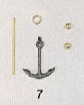 [ M42600 ] Mantua Anker in metaal 25x34mm 1st