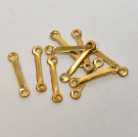 [ M42875 ] Mantua latte de hauban en laiton 15 mm  10pcs