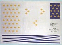 [ M43891 ] Mantua vlaggen Soleil Royal