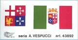 [ M43892 ] Mantua vlag Amerigo Vespucci 1/84