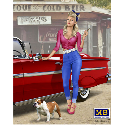 [ MB24015 ] Master box pin-up series a short stop kit nr 1 1/24