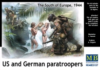 [ MB35157 ] US & German Paratroopers       1/35