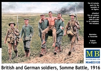 [ MB35158 ] British &amp; German Soldiers '16  1/35