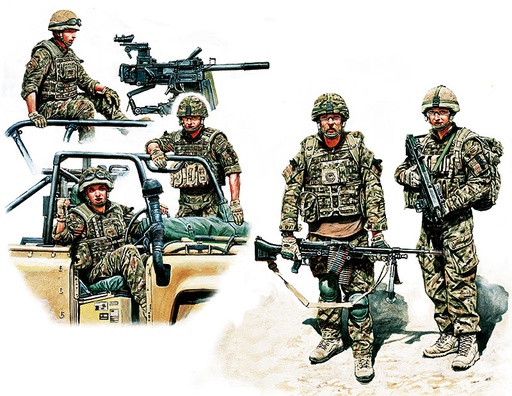 [ MB35180 ] Masterbox Modern UK Infantry, present day 1/351/35