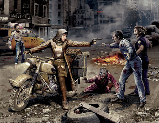 [ MB35175 ] Master box "zombie hunter-road to freedom" Zombieland   1/35