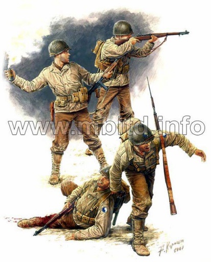 [ MB3521 ] MB US Infantry July '44        1/35