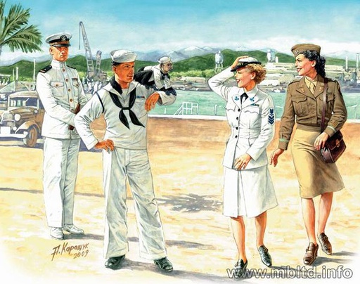 [ MB3556 ] MB Women at War: US Navy Waves 1/35 