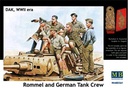 [ MB3561 ] Masterbox 'Rommel & German Tank Crew' DAK WW II   1/35