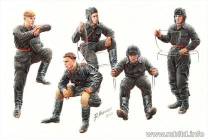 [ MB3568 ] Master Box Soviet Tank Crew 1943-1945  1/35