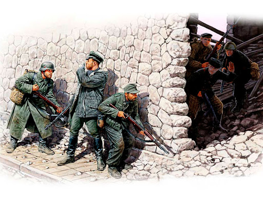 [ MB3571 ] Master box German mountain troops & Soviet marines spring 1943  1/35