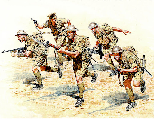 [ MB3580 ] Master Box  'British Infantry Northern Afrika' 1/35