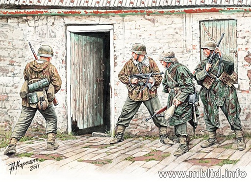 [ MB3584 ] Master box  Germ Inf.Western Europe 44/ 1/35
