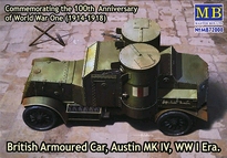 [ MB72008 ] Master box British Armoured Car Austin MkIV   WW01  1914-1918  1/72