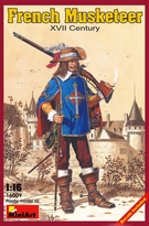 [ MINIART16009 ] MINIART French Musketeer XVII  1/16