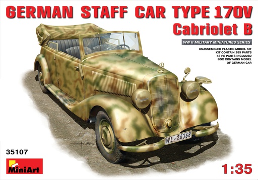 [ MINIART35107 ] German Staff Car 170V Cabr.    1/35