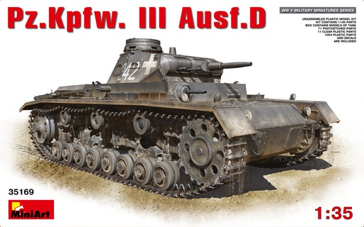 [ MINIART35169 ] Pz.Kpfw.3 Ausf.D               1/35