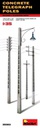 [ MINIART35563 ] Miniart concrete telegraph poles  1/35