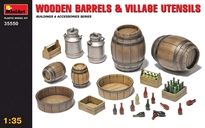 [ MINIART35550 ] MINIART Wooden Barrels@Ustensil1/35 