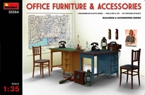 [ MINIART35564 ] Miniart office furniture & accessories 1/35