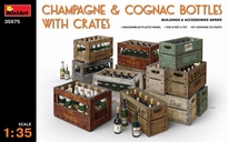 [ MINIART35575 ] champagne &amp; cognac with crates 1/35