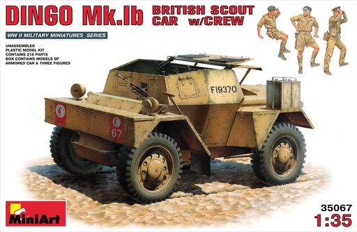 [ MINIART35067 ] Miniart Dingo Mk.Ib With British Scout Car w/Crew 1/35