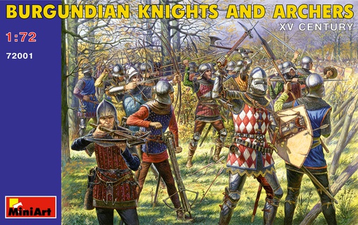 [ MINIART72001 ] MINIART Burgund.Knight&Archers 1/72