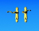 [ MM11000 ] French door handle, pair
