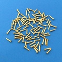[ MM11290 ] Mini Mundus Nagels in messing (4mm - 100 stuks)